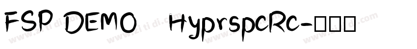 FSP DEMO   HyprspcRc字体转换